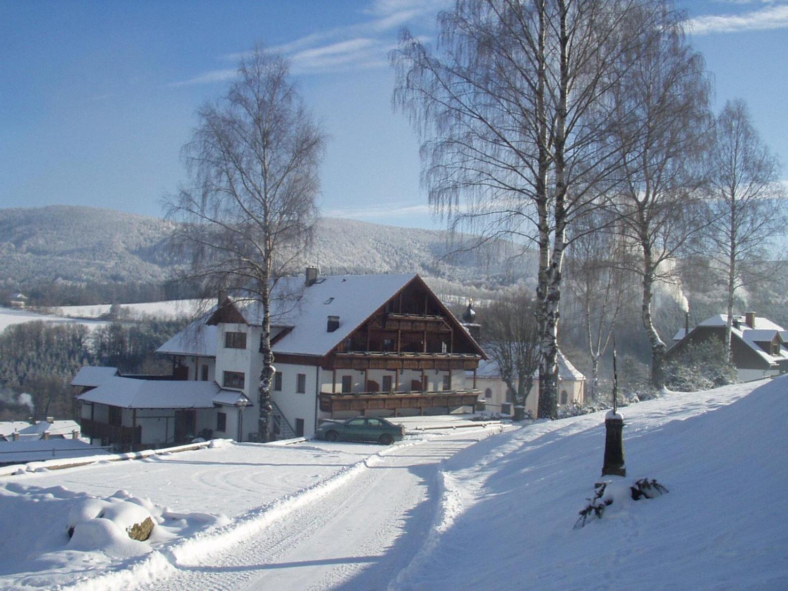 Hotel Kollerhof Zelena Lhota Bagian luar foto